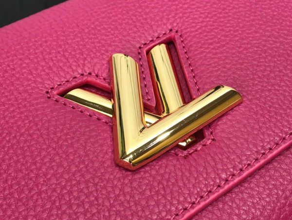 LV M57096 Louis Vuitton Twist one Handle PM M57093 Taurillon Leather Plum - luxibagsmall