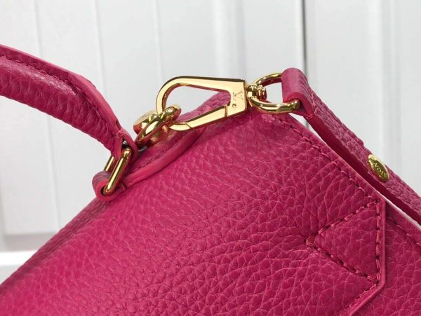 LV M57096 Louis Vuitton Twist one Handle PM M57093 Taurillon Leather Plum - luxibagsmall