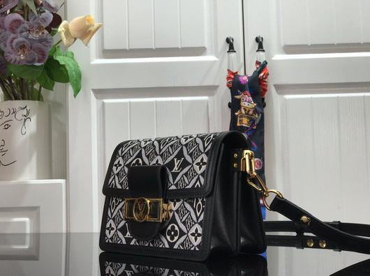 LV M55964 Louis Vuitton M56141 Mini Dauphine Bag Black - luxibagsmall