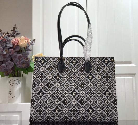 LV M57207 Louis Vuitton M57185 Since 1854 Onthego Gm Monogram Jacquard Gray - luxibagsmall