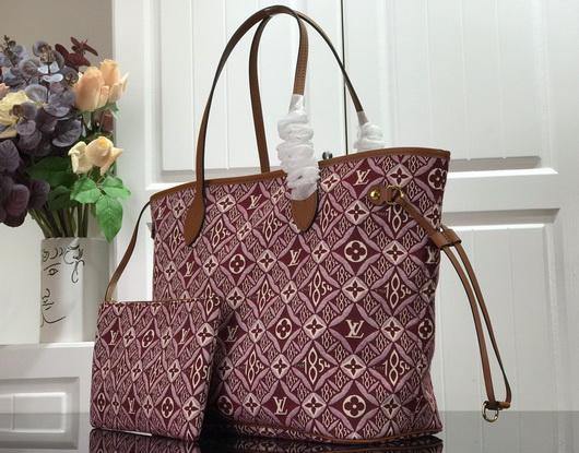 LV M57273 Louis Vuitton M57230 since 1854 Neverfull MM Shopping Bag Bordeaux - Voguebags