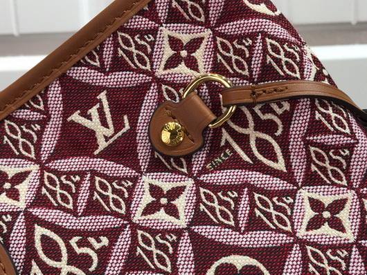 LV M57273 Louis Vuitton M57230 since 1854 Neverfull MM Shopping Bag Bordeaux - Voguebags