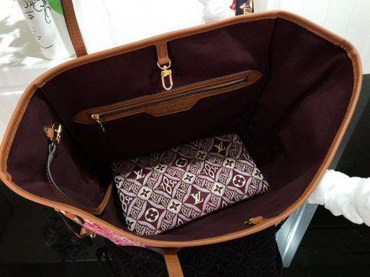 LV M57273 Louis Vuitton M57230 since 1854 Neverfull MM Shopping Bag Bordeaux - Voguebags