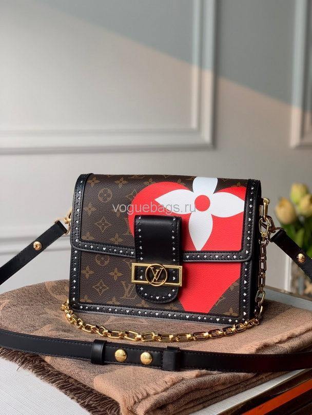 LV M57448 Designer Louis Vuitton Game on Dauphine MM On Monogram - Voguebags