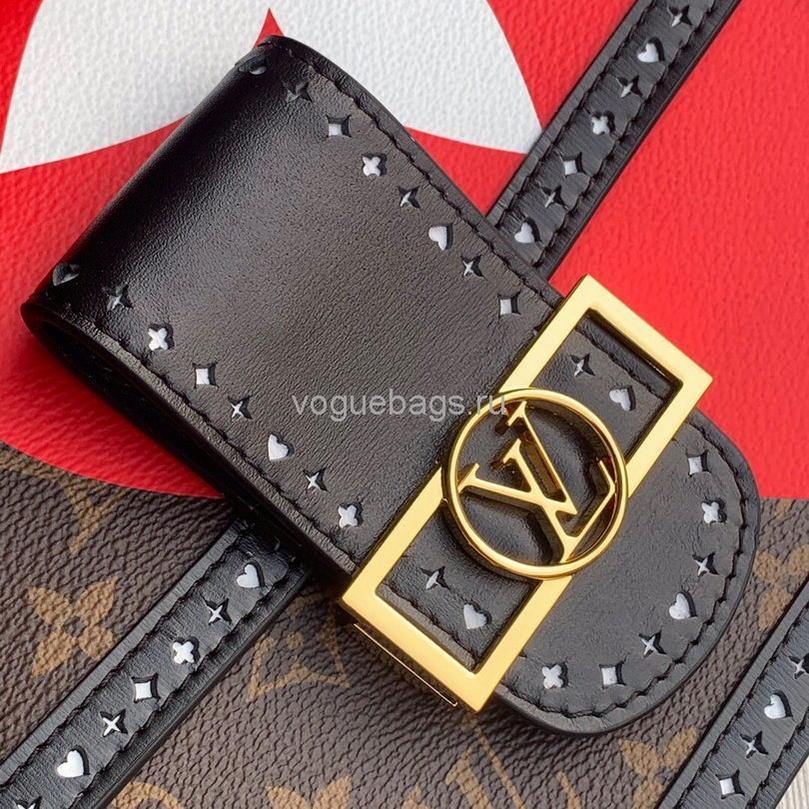 LV M57448 Designer Louis Vuitton Game on Dauphine MM On Monogram - Voguebags