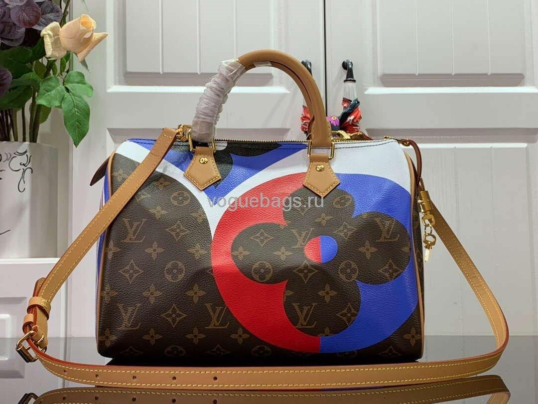 LV M57451 Louis Vuitton Game On Speedy Bandouliere 30 Bag Monogram Canvas - Voguebags