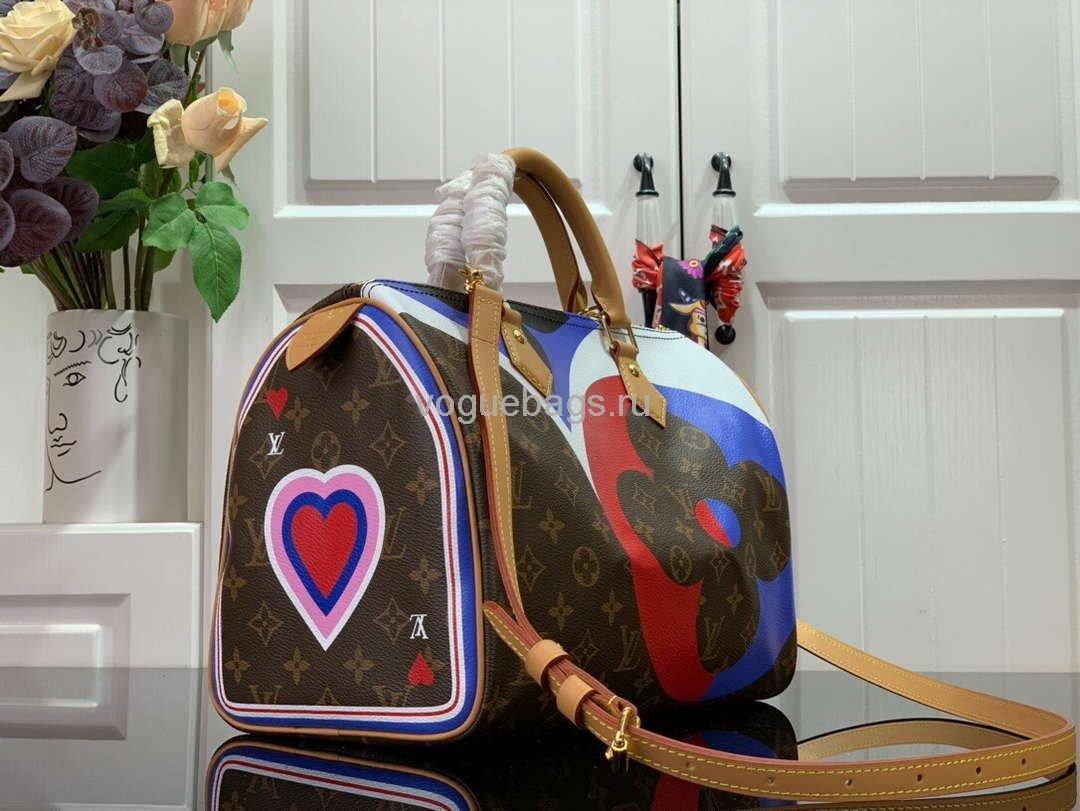 LV M57451 Louis Vuitton Game On Speedy Bandouliere 30 Bag Monogram Canvas - Voguebags