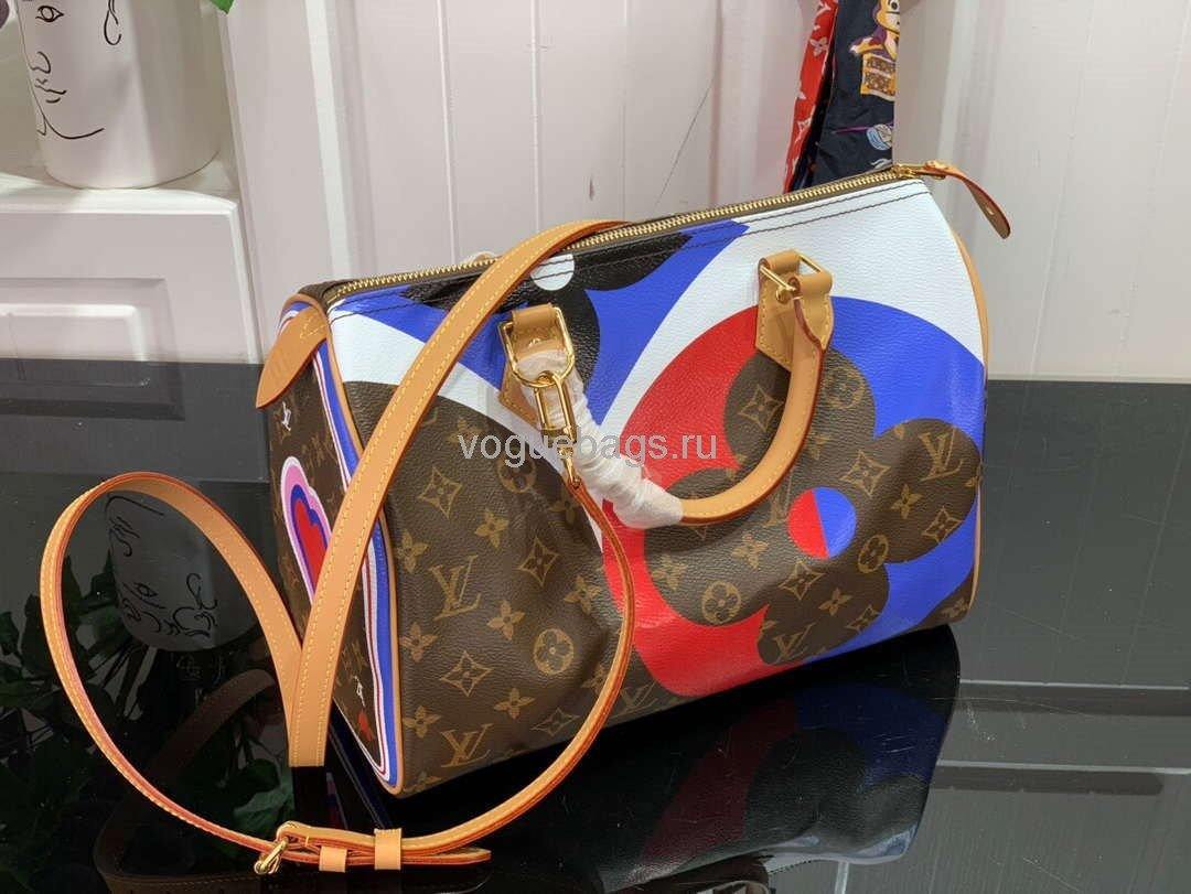 LV M57451 Louis Vuitton Game On Speedy Bandouliere 30 Bag Monogram Canvas - Voguebags