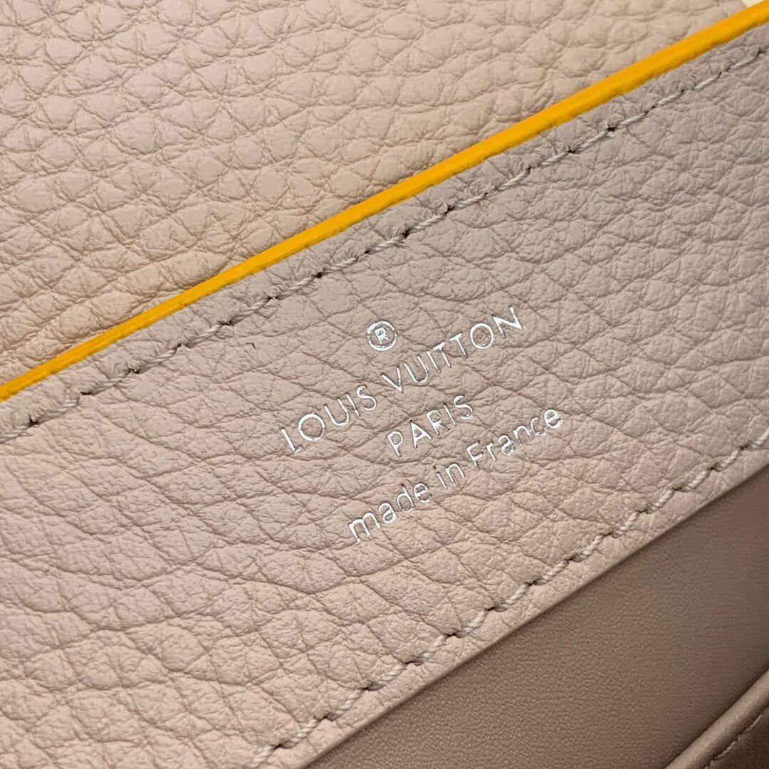 LV M57521 Louis Vuitton Capucines Mini M57520 Bag Yellow Beige - luxibagsmall