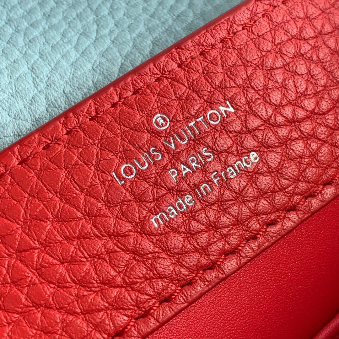 LV M57520 Louis Vuitton Capucines Mini M57521 Bag Red Blue - luxibagsmall