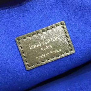 LV M57782 Louis Vuitton Coussin MM Embossed puffy Lambskin M57783 Bag Green - luxibagsmall