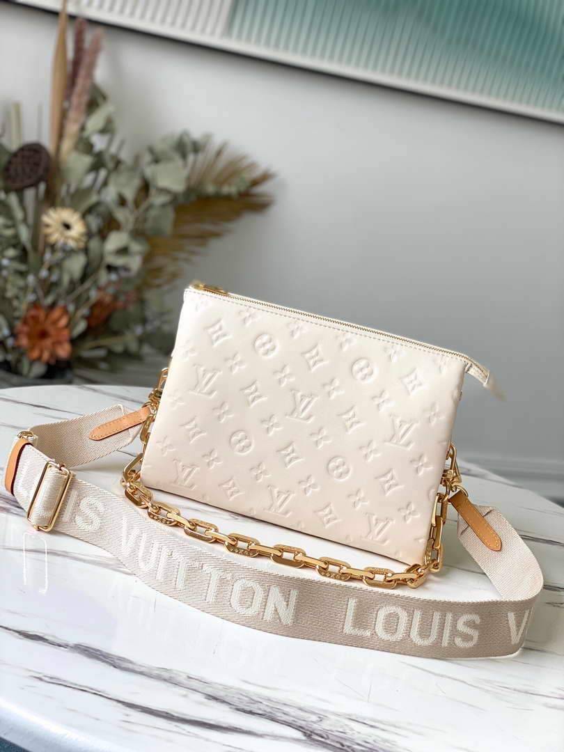 LV M57793 Louis Vuitton Coussin PM Bag M57790 Cream - luxibagsmall