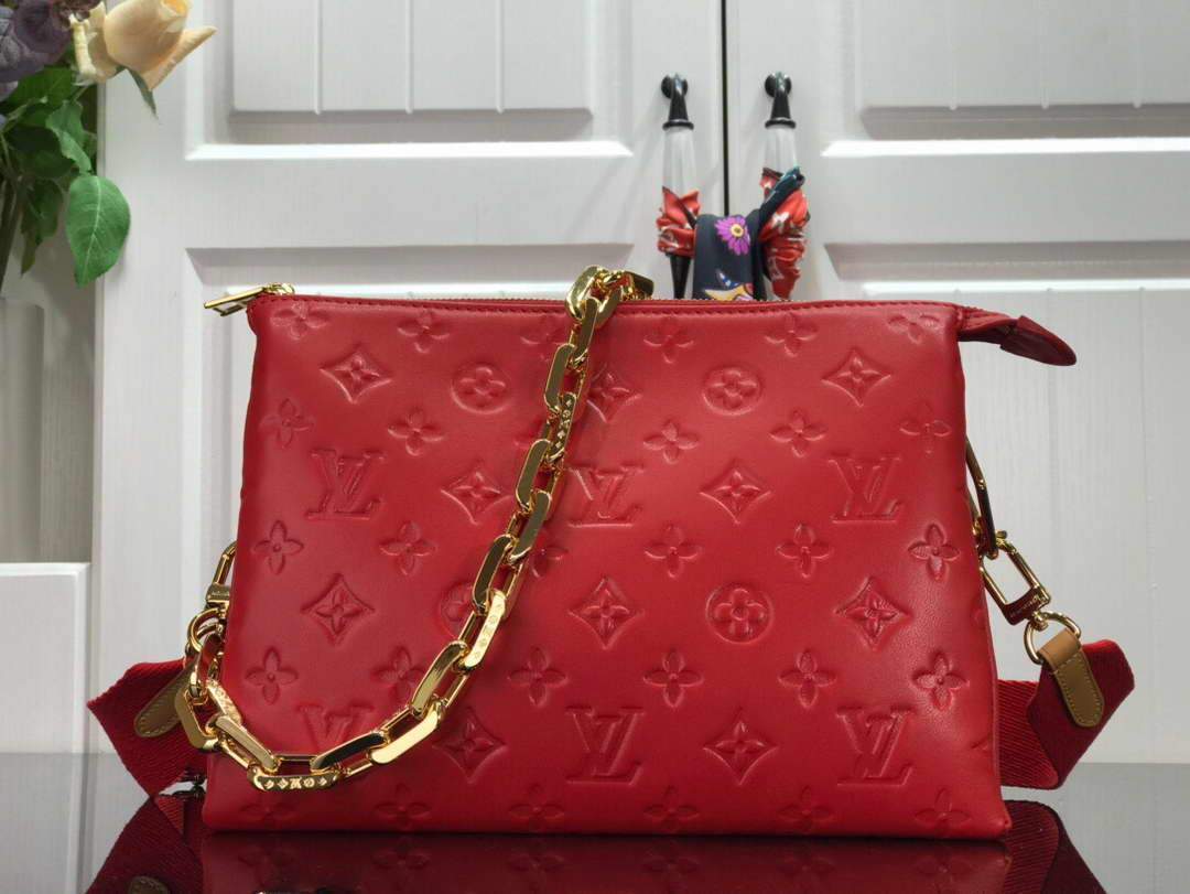 LV M57792 Louis Vuitton Coussin PM Bag M57936 M57913 Red - luxibagsmall