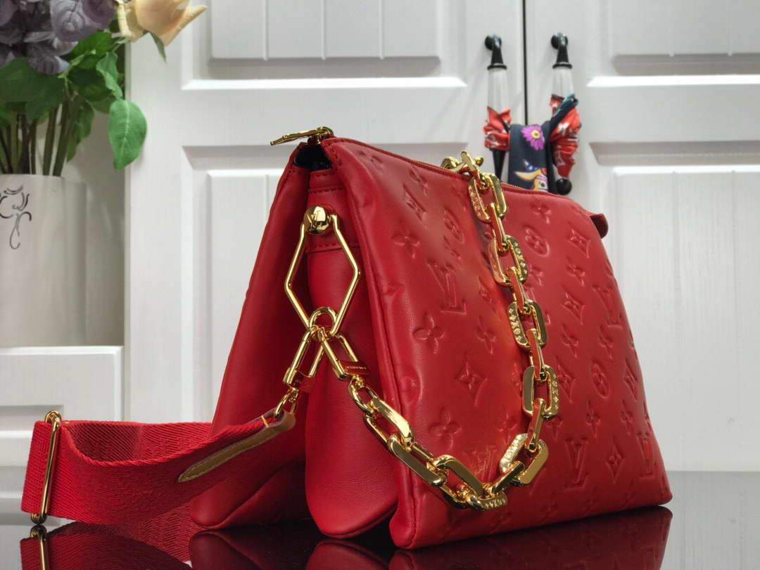 LV M57792 Louis Vuitton Coussin PM Bag M57936 M57913 Red - luxibagsmall