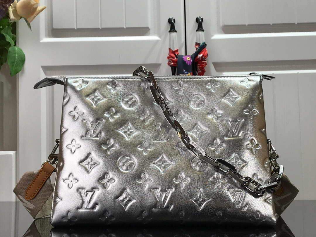 LV M57913 Louis Vuitton Coussin PM Bag M57936 M57792 Silver - luxibagsmall