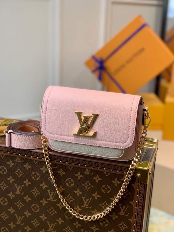 LV M58555 Louis Vuitton Lockme Tender Bag M58557 M58554 Pink - luxibagsmall