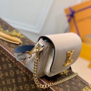 LV M58554 Louis Vuitton Lockme Tender Bag M58557 M58555 Greige - luxibagsmall