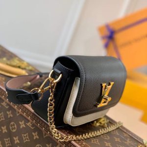 LV M58557 Louis Vuitton Lockme Tender Bag M58555 M58554 Black - luxibagsmall