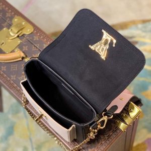 LV M58557 Louis Vuitton Lockme Tender Bag M58555 M58554 Black - luxibagsmall