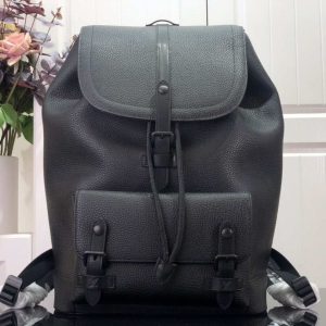 xubag.ru-lv-m58644-louis-vuitton-christopher-slim-backpack-black-001-1