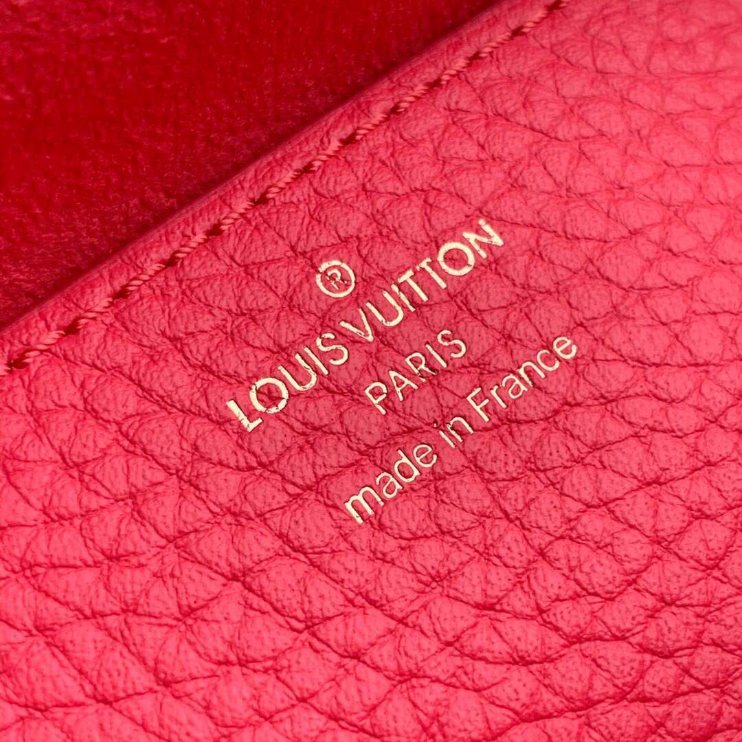 LV M58688 Louis Vuitton Twist MM Leathers Handbag Pondichery Pink - luxibagsmall