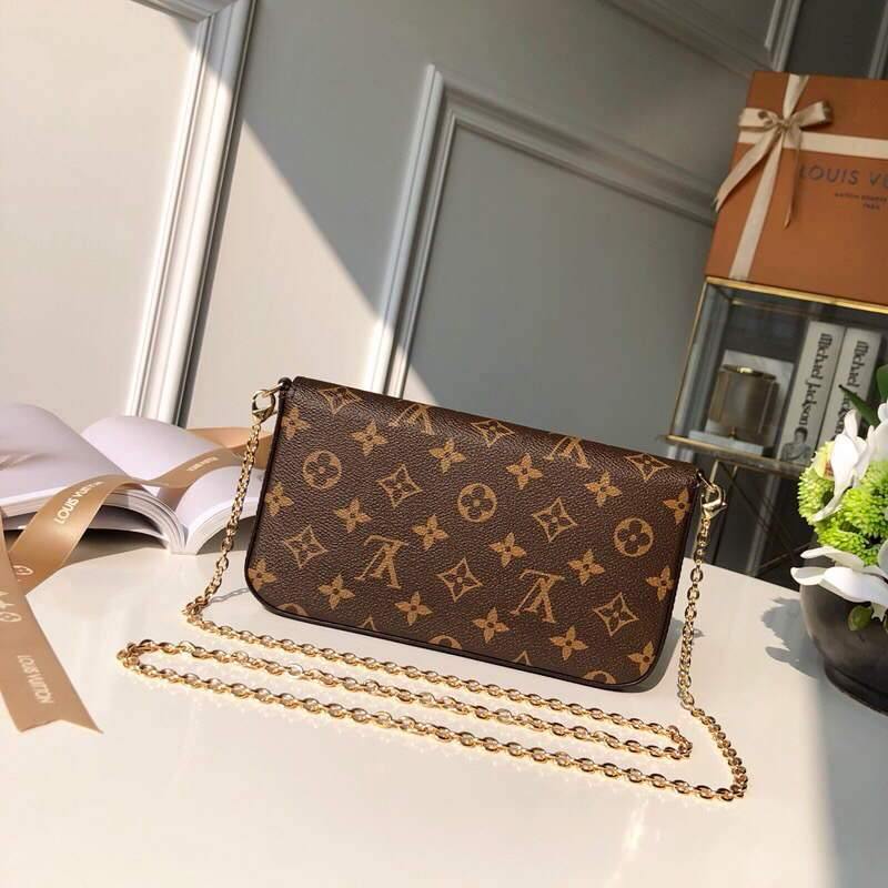 LV M61276 Louis Vuitton Felicie Pochette Bag Monogram - Voguebags