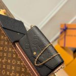 LV M64064 Louis Vuitton Felicie Pochette Monogram Bag M68697 M67856 Black - luxibagsmall