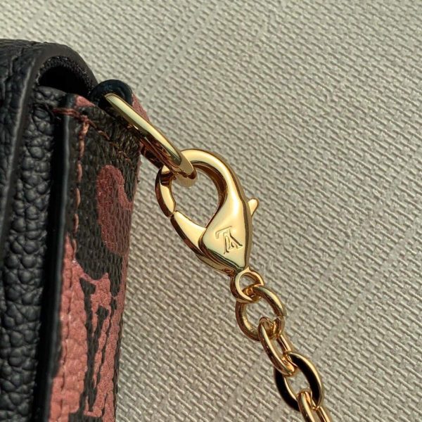 LV M64064 Louis Vuitton Felicie Pochette Monogram Bag M68697 M67856 Black - luxibagsmall