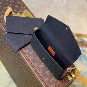 LV M64064 Louis Vuitton Felicie Pochette Monogram Bag M68697 M67856 Black - luxibagsmall