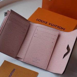 LV M64414 Louis Vuitton Twist Compact Wallet Epi Leather Pink - luxibagsmall