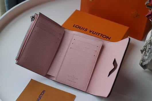 LV M64414 Louis Vuitton Twist Compact Wallet Epi Leather Pink - luxibagsmall