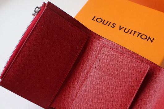 LV M64414 Louis Vuitton Twist Compact Wallet Epi Leather Red - luxibagsmall