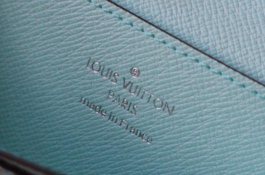 LV M68682 Louis Vuitton Twist Multicartes Wallet Epi Leather Light Blue - luxibagsmall