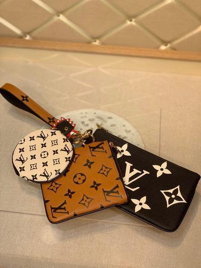 LV M69516 Louis Vuitton Crafty Trio Pouch Monogram - luxibagsmall