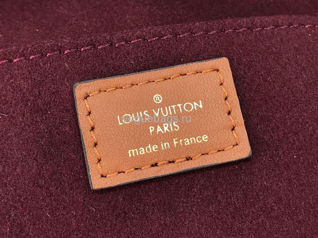 LV M69846 Louis Vuitton Since 1854 Petit Sac Plat Bag Bordeaux Red - Voguebags