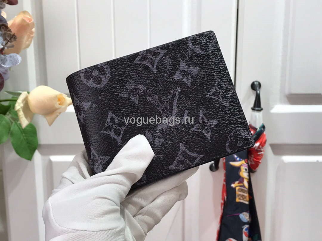 LV M80017 Louis Vuitton Multiple Wallet Monogram M80015 Black - luxibagsmall