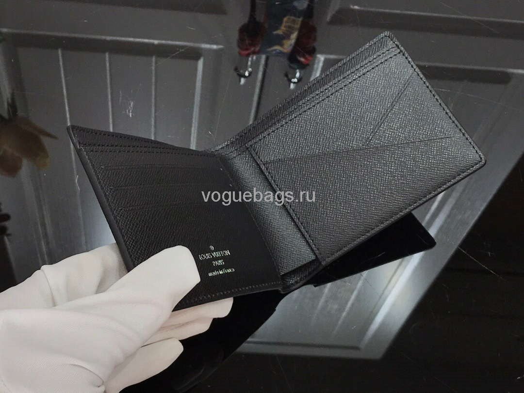 LV M80017 Louis Vuitton Multiple Wallet Monogram M80015 Black - luxibagsmall