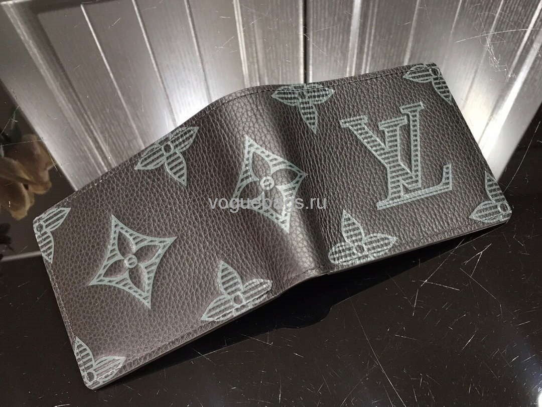 LV M80031 Louis Vuitton Multiple Wallet Monogram M80039 Black - luxibagsmall