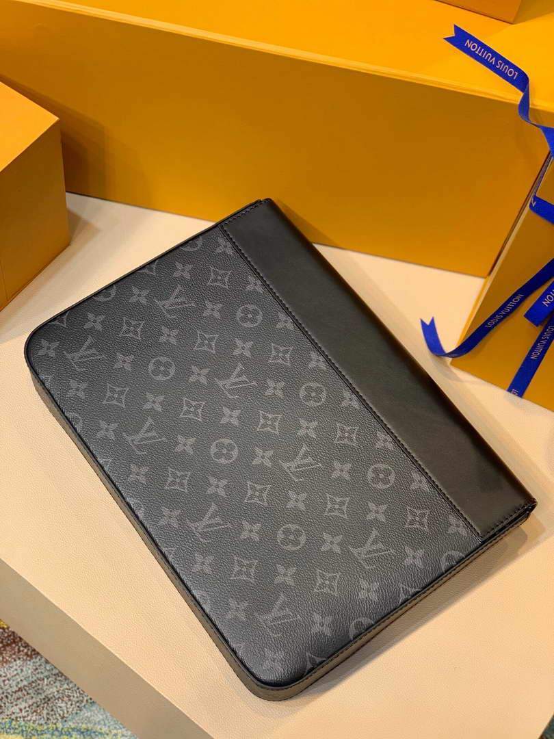 LV M80107 Louis Vuitton Pochette Steamer Monogram Eclipse - luxibagsmall