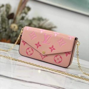 LV M80498 Louis Vuitton Félicie Pochette Bag Pink - luxibagsmall