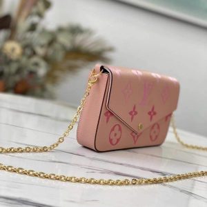 LV M80498 Louis Vuitton Félicie Pochette Bag Pink - luxibagsmall