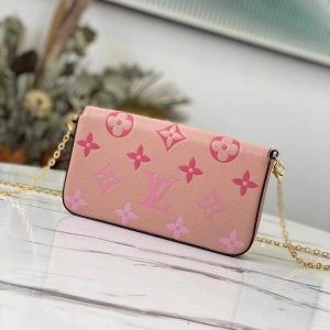 LV M80498 Louis Vuitton Félicie Pochette Bag Pink - luxibagsmall