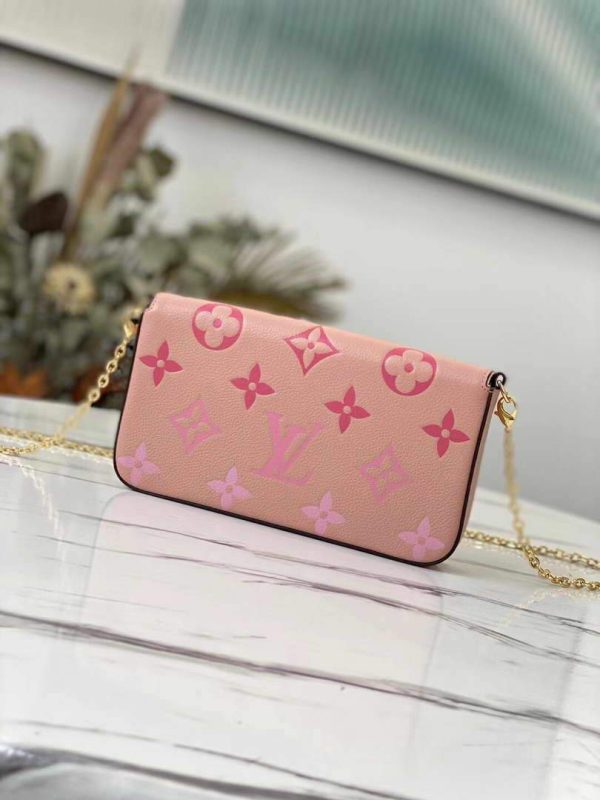 LV M80498 Louis Vuitton Félicie Pochette Bag Pink - luxibagsmall