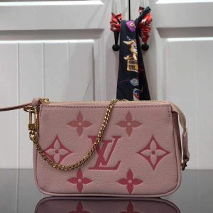 LV M80501 Louis Vuitton Mini Pochette Accessoires Pink - luxibagsmall