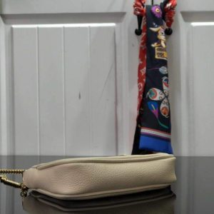 LV M80501 Louis Vuitton Mini Pochette Accessoires Cream - luxibagsmall