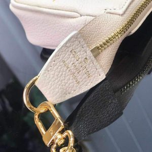 LV M80501 Louis Vuitton Mini Pochette Accessoires Cream - luxibagsmall