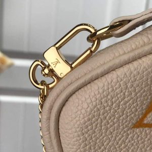 LV M80501 Louis Vuitton Mini Pochette Accessoires Cream - luxibagsmall