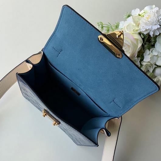 LV M90373 Louis Vuitton M90375 Spring Street Bag Blue - luxibagsmall