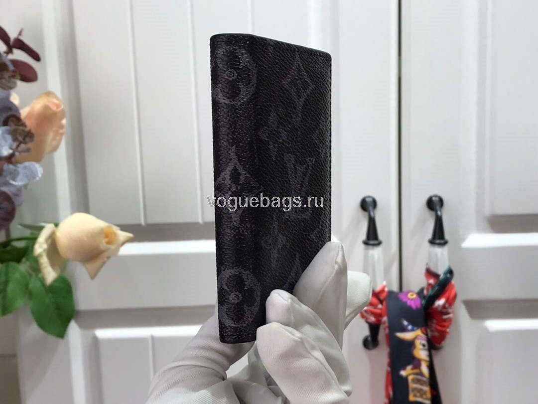 LV M90454 Louis Vuitton Pocket Organizer Monogram Black - luxibagsmall