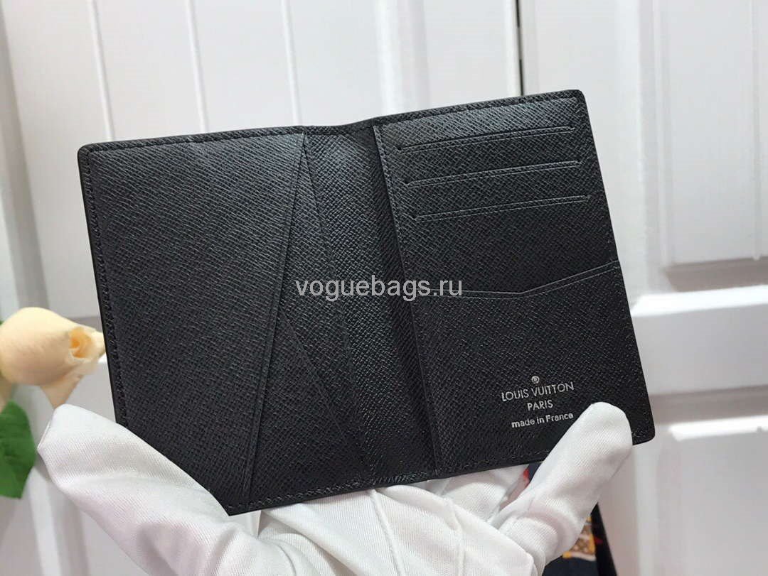 LV M90454 Louis Vuitton Pocket Organizer Monogram Black - luxibagsmall